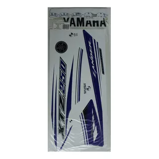 Kit Adesivo Jogo Faixas Yamaha Lander 250 2017 Azul Cor Azul