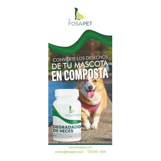 1/ 2  Kilo Catalizador Para Heces De Mascotas Fosapet