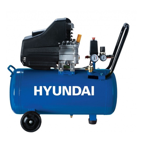 Motocompresor Hyundai Hyac24d - 24l - 2hp Color Azul Fase eléctrica Monofásica Frecuencia 50 Hz
