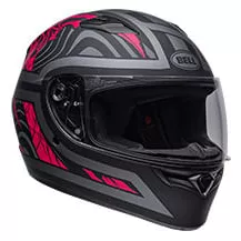 Casco Moto Calle Bell Qualifier Negro/rosado