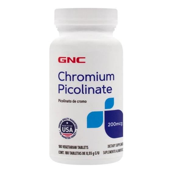 Gnc Picolinato De Cromo 200 Mcg