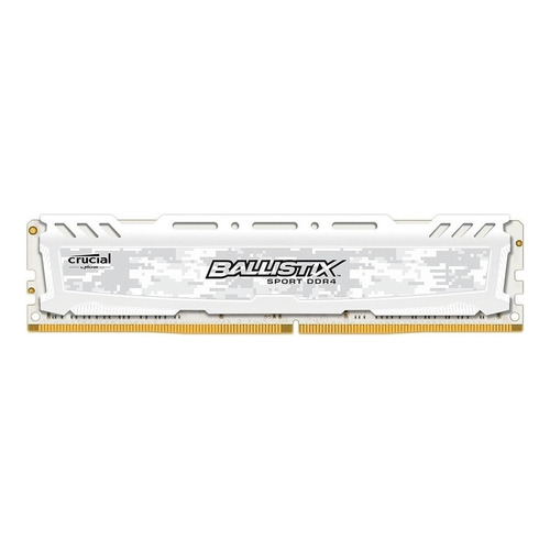 Memoria RAM Ballistix Sport LT gamer color white 16GB 1 Crucial BLS16G4D32AESC