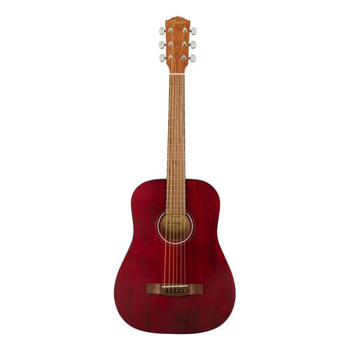 Guitarra acústica infantil Fender FA-15 para diestros red