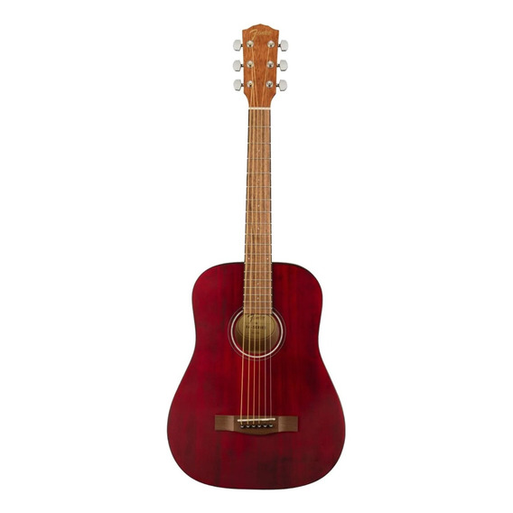 Guitarra acústica infantil Fender FA-15 para diestros red