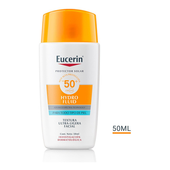 Eucerin Protector Solar Facial Hydro Fluid Fps50+ 50 Ml