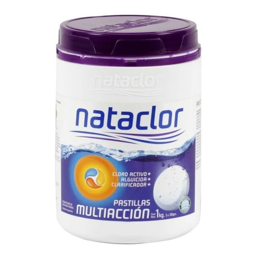 Nataclor Pastillas De Cloro Multiaccion 200gr De 1kg Mm