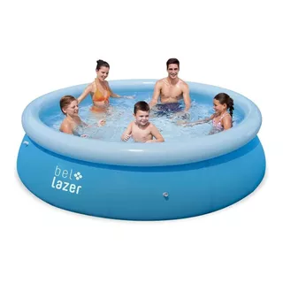 Piscina Belfix Inflável 4600 Litros 100900 Infantil E Adulto Cor Azul