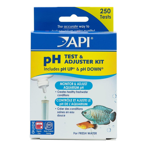 Prueba de pH Api con kit de corrección acidificante y alcalinizante