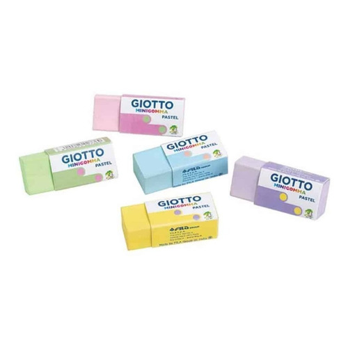 Set Goma Giotto Pasteles Mini / 5 Unidades