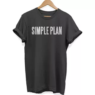 Camiseta Simple Plan Mod 2 Camisa Banda De Rock 100% Algodão