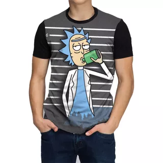 Camisa Camiseta Rick And Morthy Geek Blusa Animes
