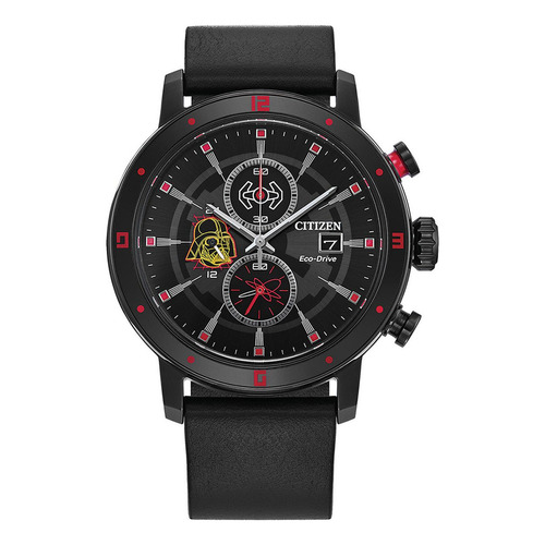 Reloj Citizen Eco-drive Star Wars Ca0769-04w E-watch Color de la correa Negro Color del bisel Negro