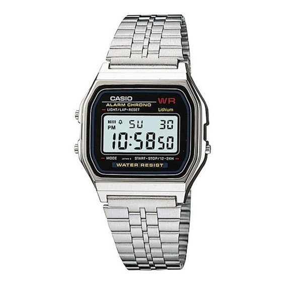 Reloj Casio A_159w_n1 Plateado Unisex