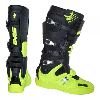 Bota Ims Extreme Preta/flúor Trilha Articulada Promoção