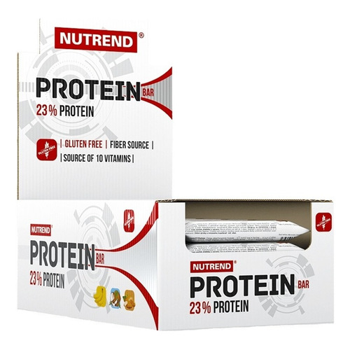 Box 24 Barras De Proteina Nutrend 55gr - Coconut Sabor Coco