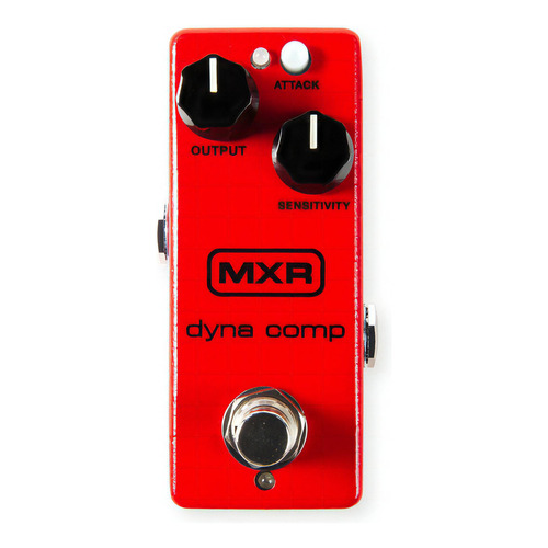 Pedal Compresor Mini Dina Comp Mxr M-291 Color Rojo