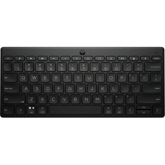 Teclado Hp Inalambrico Para Dispositivos Múltiples 350 Color Del Teclado Negro Idioma Español Latinoamérica