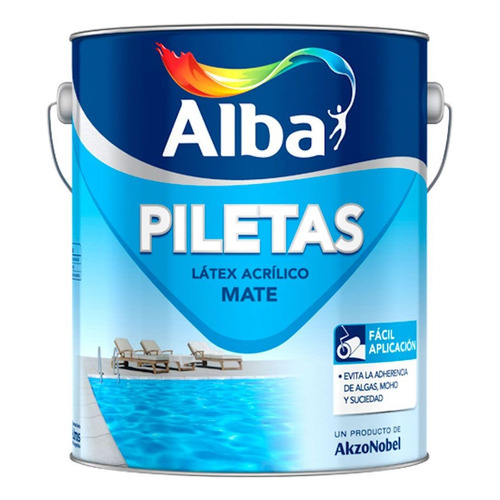 Pintura Para Pileta Latex Acrilica 10 Lt Alba - Rex