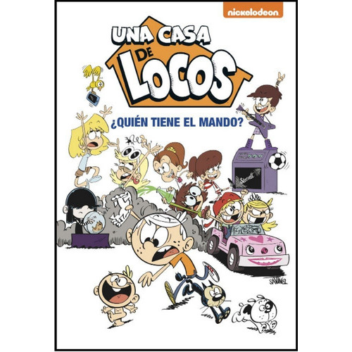 Ãâ¿quiãâ©n Tiene El Mando? (una Casa De Locos. Cãâ³mic 1), De Nickelodeon,. Editorial Beascoa, Tapa Dura En Español
