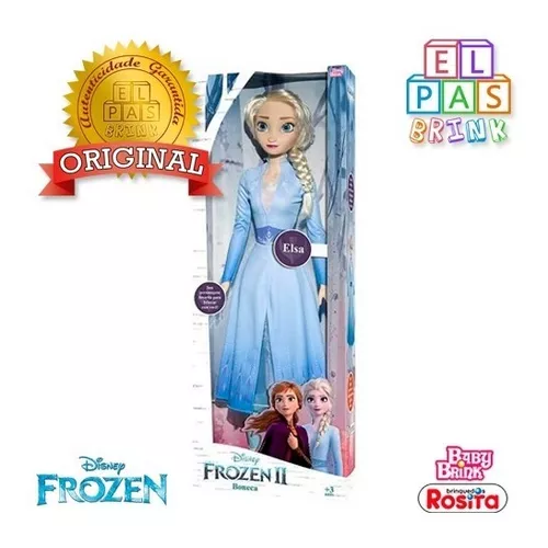 Boneca Frozen 2 - Elsa + Anna 55 cm Disney Baby Brink