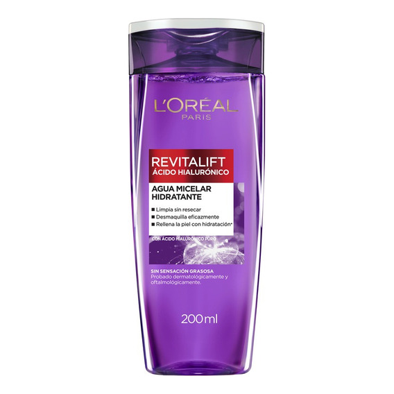 Agua Micelar L'oreal París Revitalift Hialurónico X 200 Ml