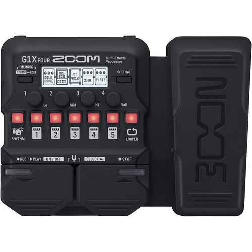 Pedal de efecto Zoom G1X Four  negro