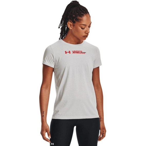 Camiseta  Tonal Multi Font Para Mujer 1375085-014-y81