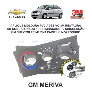 Comando Ar Condicionado Gm Meriva Moldura 3m Chevrolet