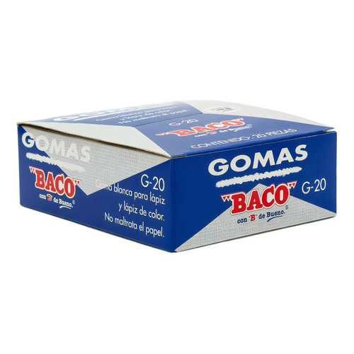 Borrador Goma Blanca Baco G-20 94124 /v