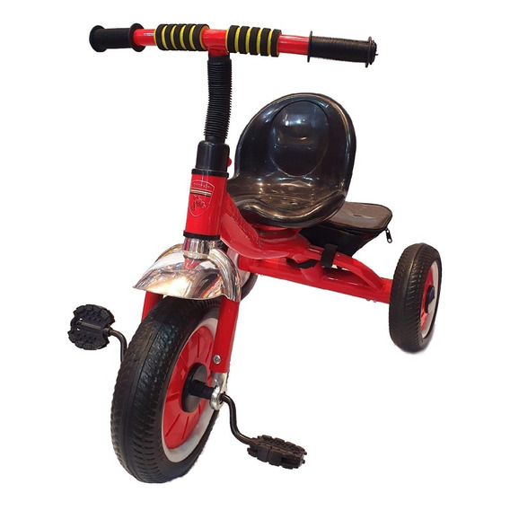 Triciclo Infantil Reforzado Rueda Maciza Canasto Bebe Niños