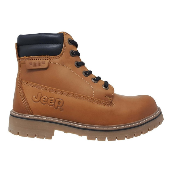 Botas Jeep Mujer Dama Trabajo Casquillo Miel Amarilla 10750 