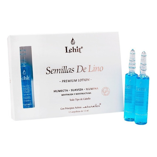 Lehit Semillas De Lino 12 Ampollas 13ml - mL