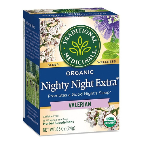 Té Organic Nighty Night Con Valeriana 16 Sobres Se