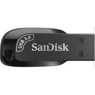 Pendrive Sandisk Ultra Shift Sdcz410-128g-g46 Usb 3.0 128gb Preto Rápido