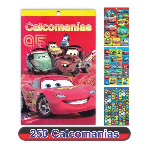 Cars 3 Rayo Mcqueen Block De Stickers Artículo Fiesta Car0h1