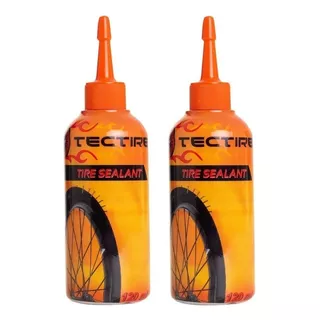 2 Líquidos Selante Pneu Bike - 120ml - Tectire Tubeless