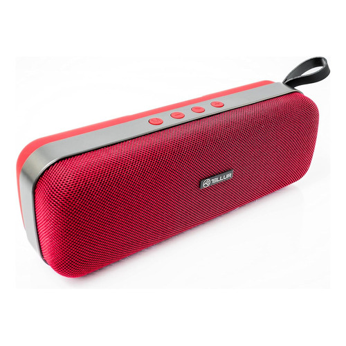 Tellur Loop Altavoz Estéreo Portátil Bluetooth, 10 W, Tecnol Color Rojo 110v