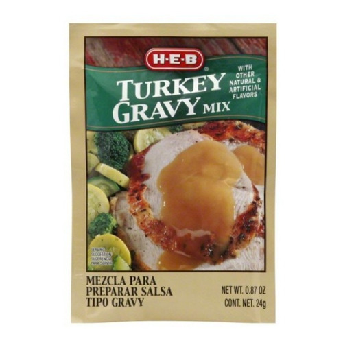 H.e.b. Turkey Gravy Mix Mezcla Para Preparar Gravy 24 Gr