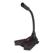 Microfono Gamer Xtrike-me Cable Omnidireccional Pc Juegos Color Negro