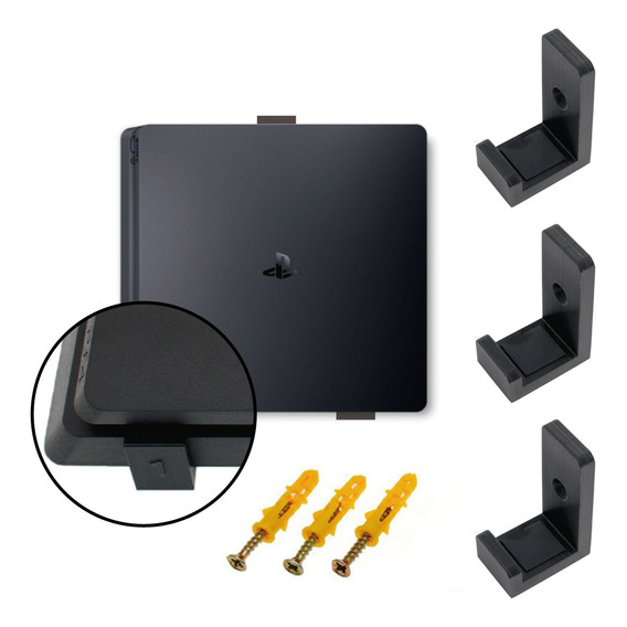 Soporte Pared Base Ps4 Slim/fat/pro 