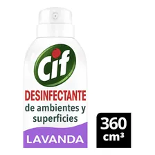 Aerosol Desinfectante De Ambientes Lavanda 360ml Cif