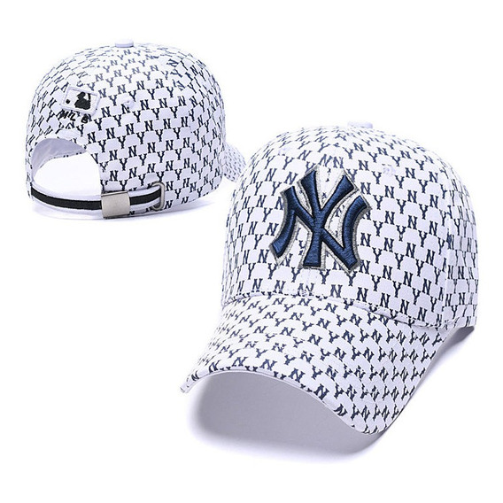 Gorra Béisbol De Los New York Yankees, Ajustable, Blanco