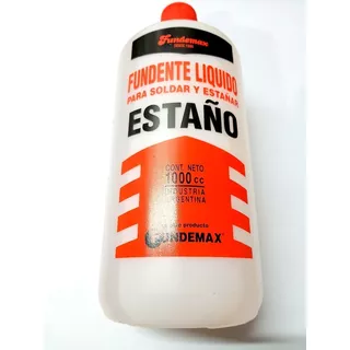 Fundente Liquido Para Estaño Fundemax Estañar 1000gr Smg