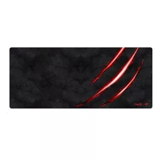 Mouse Pad Gamer Havit Hv-mp860 De Goma Xl 30cm X 70cm X 3mm Negro/rojo