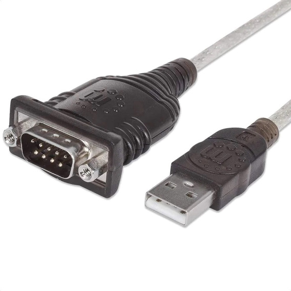 Convertidor Adaptador Serial A Usb Manhattan 45cm Db9 Com