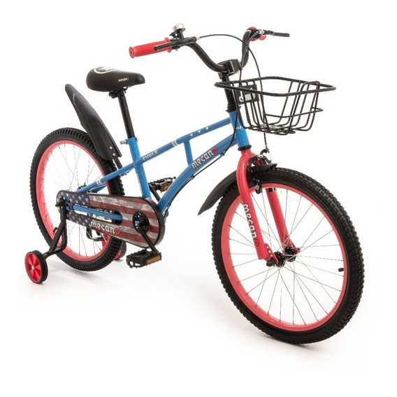 Bicicleta Infantil R20 Force Ruedas Entrenamiento Bocina 