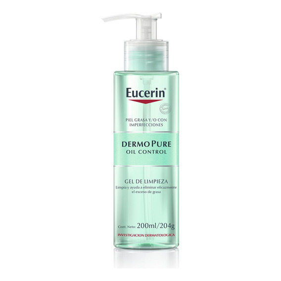 Eucerin Dermopure Oil Control Gel Limpiador Facial 200ml