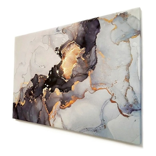 Canvas | Mega Cuadro Decorativo | Gris Oro | 60x40