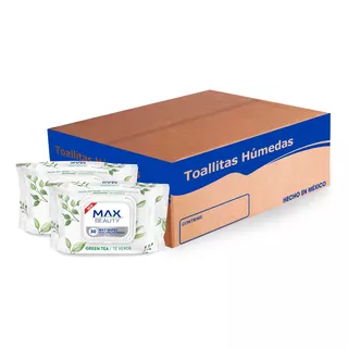 Toallitas Desmaquillantes Max Beauty Piel Sensible, 12pz