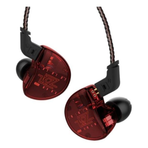 Auriculares in-ear gamer KZ ZS10 red